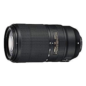 Nikon AF-P NIKKOR 70-300mm f/4.5-5.6E ED VR 固定ズームデジタル一眼レフカメラレンズ ブラック(中古品)