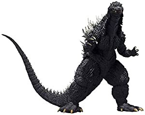 S.H.MonsterArts ゴジラ×メカゴジラ ゴジラ (2002) 約155mm PVC&ABS製 塗装済み可動フィギュア(中古品)