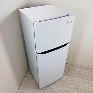 ハイセンス 【右開き】120L 2ドアノンフロン冷蔵庫 エディオンオリジナル ホワイト HR-B1201(中古品)