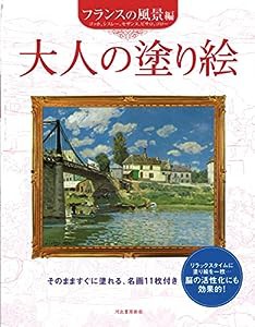 大人の塗り絵 フランスの風景編(中古品)