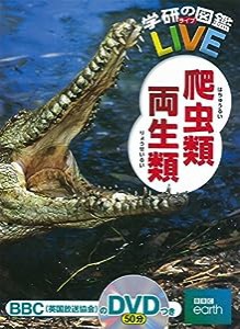 【DVD付】爬虫類・両生類 (学研の図鑑LIVE) 3歳~小学生向け 図鑑(中古品)