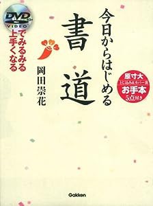 DVDでみるみる上手くなる 今日からはじめる書道(中古品)