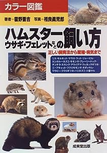 カラー図鑑 ハムスター・ウサギ・フェレットなどの飼い方―正しい飼育法から繁殖・病気まで(中古品)