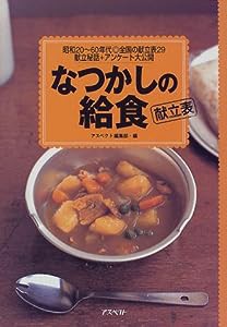 なつかしの給食 献立表(中古品)