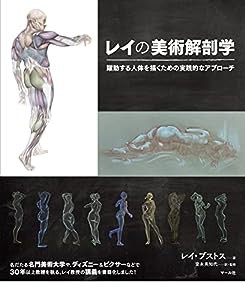 レイの美術解剖学　躍動する人体を描くための実践的なアプローチ(中古品)