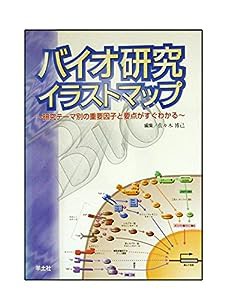 バイオ研究イラストマップ―研究テーマ別の重要因子と要点がすぐわかる(中古品)