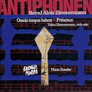 Zimmermann;Antiphonen for V(中古品)