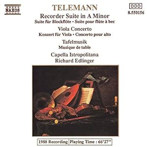 Telemann: Rec Ste(中古品)