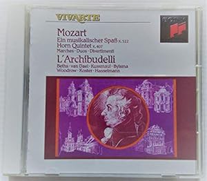 モーツァルト:ホルン五重奏曲(中古品)