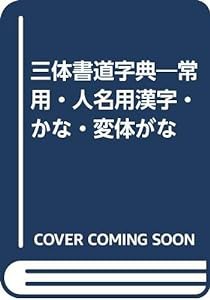 三体書道字典—常用・人名用漢字・かな・変体がな(中古品)