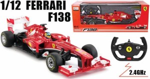 童友社 2.4GHz 1/12 フェラーリ F138 電動ラジオコントロール No.57400