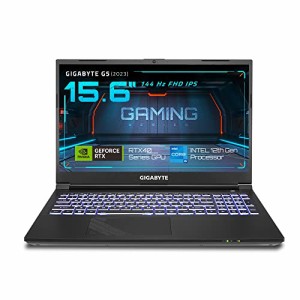 【 最新RTX 4060搭載】GIGABYTE G5 ゲーミングノートパソコン/15.6インチ/Win11 Home (RTX 4060 | i5-12500H | 8G*2 |512G SSD)