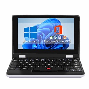 パソコンノート【Win11 Pro/Office 2019 標準搭載】高級金属シェル 7.0インチHD 0.65kg超軽量高性能超小型ノートPC高速第十世代 Celeron 