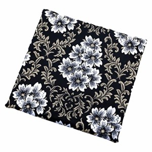 雅製 トラック用品 座布団(シートクッション) 金華山 桜 ブラック サイズ:45cmX45cm ZB-SABK