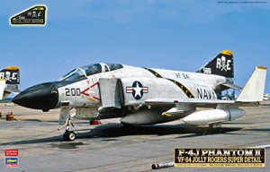 ハセガワ 1/48 アメリカ海軍 F-4J ファントム2 VF-84 ジョリーロジャース スーパーディテール プラモデル CH44