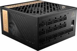 MSI MEG Ai1300P PCIE5 1300W ATX3.0/PCIe 5.0ネイティブ対応 静音80PLUS PLATINUM PC電源ユニット PS1231