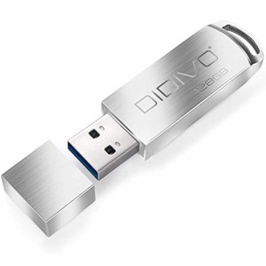 DIDIVO USB 3.0 フラッシュドライブ 128GB サムドライブ メモリースティック メタルジャンプドライブ デジタル外部データストレージ用