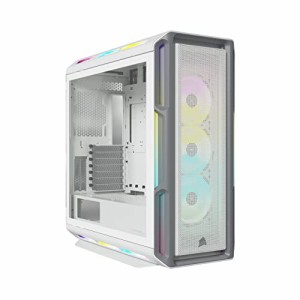 CORSAIR iCUE 5000T RGB 強化ガラス製 ミッドタワー コンパクト ATX PCケース ホワイト CC-9011231-WW