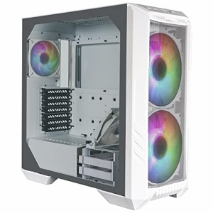 Cooler Master ゲーミング ミドルタワー PCケース HAF 500 White H500-WGNN-S00 CS8355