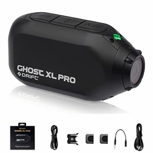 Drift Ghost XL Pro アクションカメラ 4K 5時間以上の録画 IPX7本機防水 手ブレ補正 3000mAh大容量バッテリー WIFI搭載 140度広角 、外部