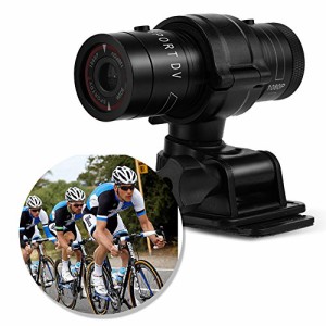 Acouto [スポーツカメラ] ミニポータブルフル HD 解像度 1080P 防水アルミ合金シェル バイク、カー、屋外用 感光性エレメント スポーツDV