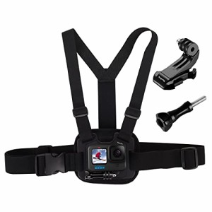 Suptig チェストマウント 調節可能なチェストストラップ Compatbile For Gopro Hero 11 Hero 10 Hero 9 Hero 8 Hero 7 Hero 5 Hero 4 Her