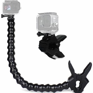 FitStill Jawsグースネックフレックスクランプマウントマウントfor GoPro Hero 10 Hero 9 Hero 8 Hero 7 Hero 6 Hero 5 Hero 4 Session M