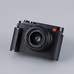 対応 Leica ライカ PEN Q2 カメラケース カメラカバー カメラバッグ カメラホルダー EPSOM 銀付牛革 + メタルベース + メタルグリップ、