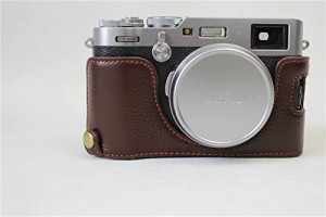 Koowl 対応 Fujifilm Fuji 富士 X100F カメラ バッグ カメラ ケース 本革、Koowl手作りトップクラスの牛革カメラハーフケース、Fujifilm 