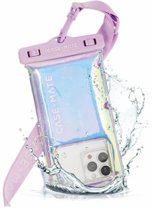 【Case-Mate】 防水ポーチ 防水ケース 防塵防水等級 IP68 (最高等級) 水に浮く ネックストラップ付属 汎用 最大6.5インチスマートフォン