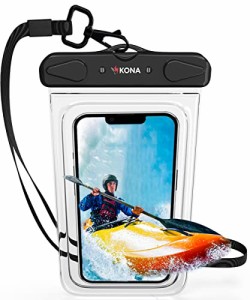 防水ケース スマホ用 Konaサブマリナー防水携帯ポーチ 完全防水 海 お風呂 水中撮影 iPhone X/8/7/6等 6.3インチまでの携帯に 貴重品にも