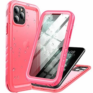 Cozycase 対応 iPhone 11 Pro Max ケース 防水 - iPhone11ProMax用ケース 耐衝撃「IP68防水防塵/全面保護/防雪/水中撮影/米軍規格/ワイヤ