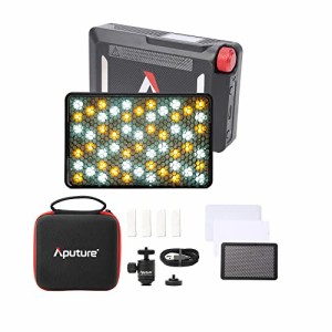 Aputure MC Pro ミニ RGB LED ビデオライト 撮影ライト,2000k-10000K色温度調整可能 CRI96+ 内蔵 磁石吸着機能 15種類の照明効果を内蔵 I