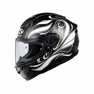 OGK KABUTOバイクヘルメット フルフェイス AEROBLADE6 ELFI(エルフィ) フラットブラック (サイズ:L)