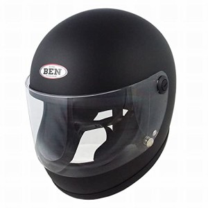 [スピードピット] TNK工業 B-60 NEO フルフェイスヘルメット マットブラック FREEサイズ(58-59?p) 51318