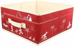 パークフード パッケージ柄 組み立て式 収納ボックス 東京ディズニーリゾート限定 おもちゃ箱 キッチン リビング 整理箱 収納ケース