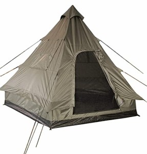 Mil-Tec ティピーテント Tipi 4人用セット 290 x 270 x 225cm高 - OLIVE DRAB