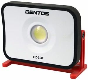 GENTOS(ジェントス) 投光器 LED ワークライト AC電源/USB 充電式(専用充電池) 1700ルーメン ガンツ GZ-320 防水 作業用ライト 屋外 COB 