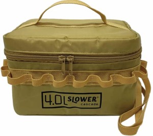 スロウワー(SLOWER) アウトドア ソフトクーラーボックス 保冷バッグ クーラーバッグ ソフトクーラー カスケード 4.0リットル ミリタリー 