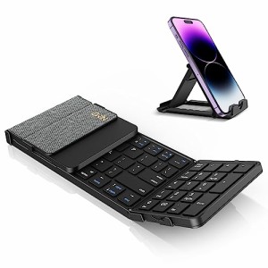 EWIN bluetooth キーボード 折りたたみ ワイヤレス キーボード テンキー搭載 3つデバイス同時切替可能 USB充電 Windows//Android/Mac/iOS