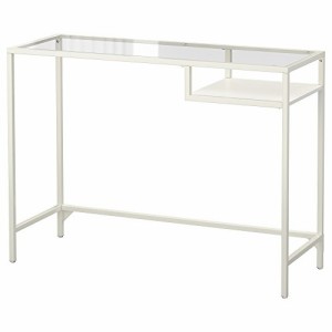【IKEA/イケア】VITTSJ ラップトップテーブル, ホワイト, ガラス