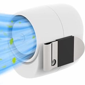 OSUDRY 携帯扇風機 クリップ 小型 ハンディ 手持ち扇風機 大風量 羽なし ミニ ネックファン おしゃれ 女性向け 三段階風量 パワフル 360