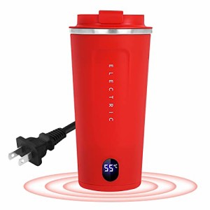 「6分沸騰・6H保温」 電気ケルト 55℃・80℃・95℃・100℃ 350ml ポータブル電気ポット ミニ湯沸かしケトル おひとりさま用マグケトル304