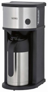 サーモス 真空断熱ポット コーヒーメーカー 630ml ステンレスブラック ECF-700 SBK