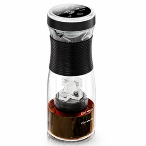 コーヒーメーカー　15分で水出しコーヒーを作れる　自動アイスコーヒーメーカー器具　持ち運び 充電式 水出しコーヒー/お茶 AONCIA