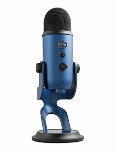 ロジクール G Blue Yeti Midnight Blue ゲーミングマイク コンデンサーマイク USB PS4 PS5 MAC PC マイク ゲーム ストリーミング 配信 BM