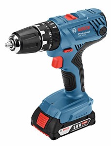 Bosch Professional(ボッシュ) 18V コードレス振動ドライバードリル (2.0Ahバッテリー2個・充電器・キャリングケース付) GSB18V-21