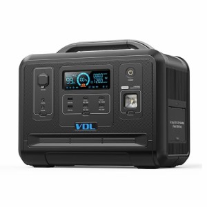 ポータブル電源 大容量 1200W VDL 960WH/300000mAh ポータブルバッテリー 非常用電源 超高速充電 LiFePO4 リン酸鉄リチウム電池 1.5時間