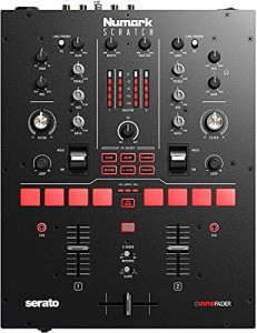 Numark 2チャンネルスクラッチミキサー Serato DJ Pro/DVSライセンス付属 Innofaderクロスフェーダー搭載、6つのダイレクトアクセスエフ