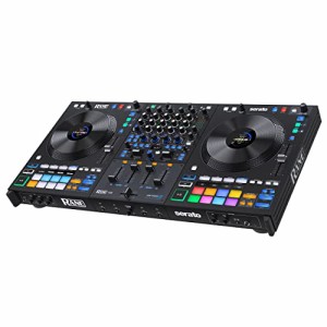 Rane Four Stems DJコントローラー、4チャンネル DJミキサー、FX内蔵DJ機材、Serato DJ ProとPitch 'n Time付属、ディスプレイ付き8.5イ